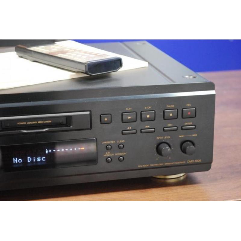 Denon DMD-1000 Minidisc Recorder icl. handleiding en AB