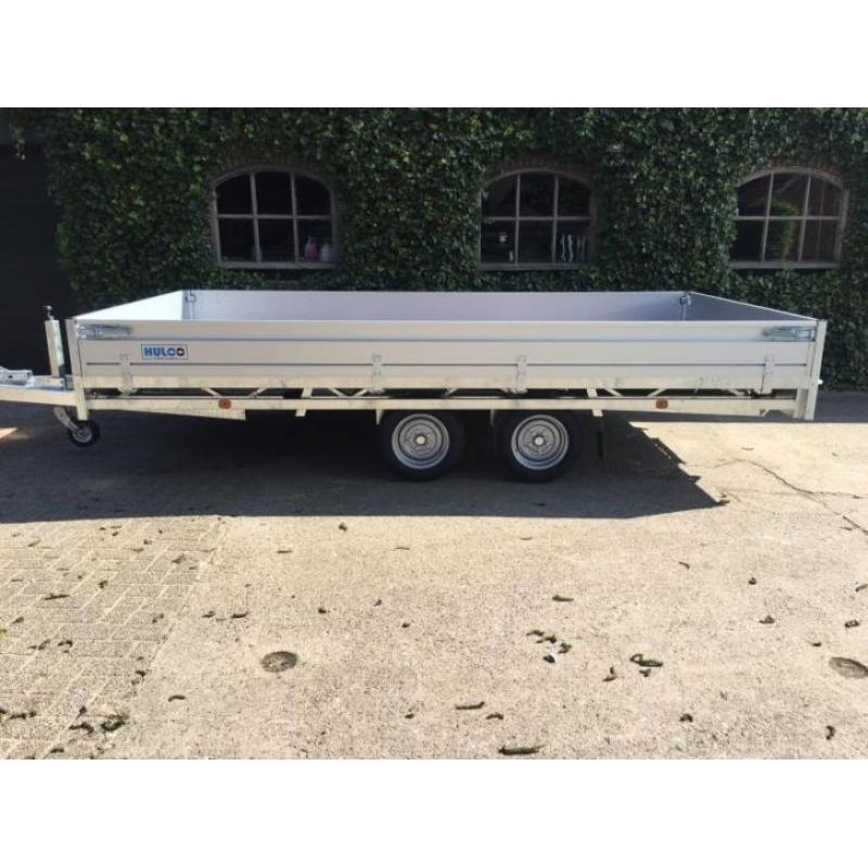 Hulco Medax grote Plateauwagen 4 - 5 of 6 meter KWALITEIT