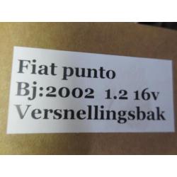 Fiat Punto 1.2 16V 2002 Versnellingsbak op voorraad