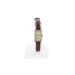 Witgouden horloge met diamant oud slijpsel 18 krt