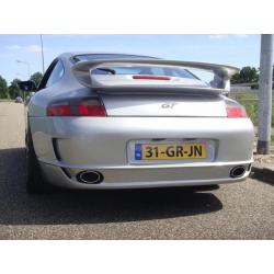 RVS Sport uitlaat op Maat Porsche 911 996 997