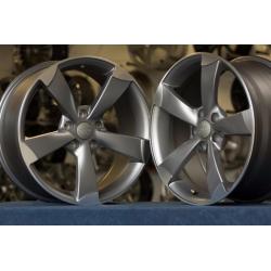 Nieuwe set 18 inch AUDI ROTOR antraciet polijst