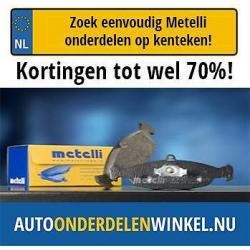 Remschijven en remblokken nodig? Metelli met wel 70% korting