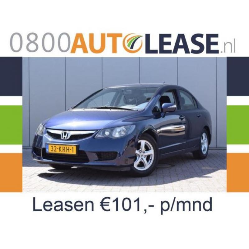 Honda Civic 1.3 Vtec Hybrid 4DR C-tr. | Lease €101,– per mnd