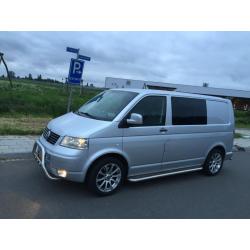 Luxe Vw Transporter 2.5 TDI Dubbel Cab/Airco/6Bak/131PK/Pdc!