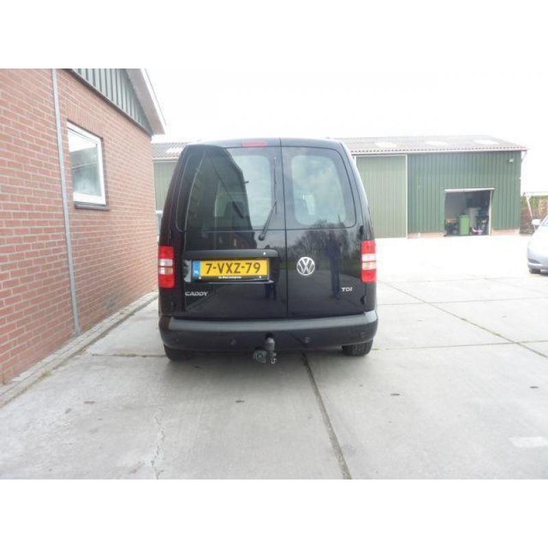 Volkswagen Caddy 1.6tdi zwart* airco* leder* sch/deur*