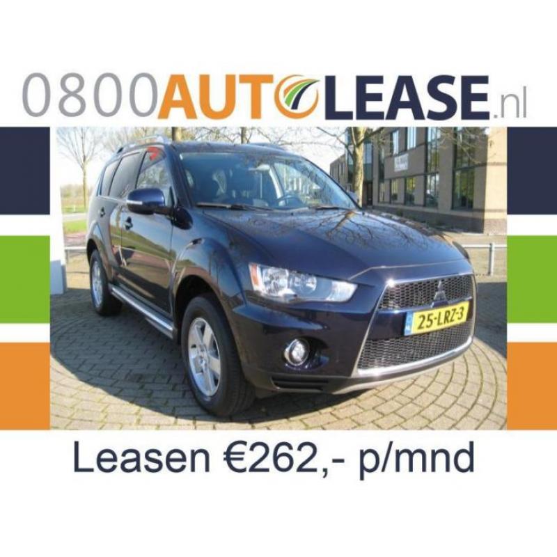 Mitsubishi Outlander 2.0 MPI 2WD | Lease € 262,– per mnd