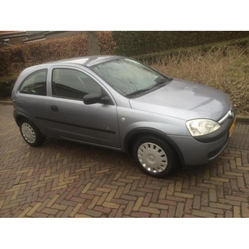 Opel Corsa 1.2 16V BJ 2002 Grijs,NAP 184776KM,Apk nov 2016