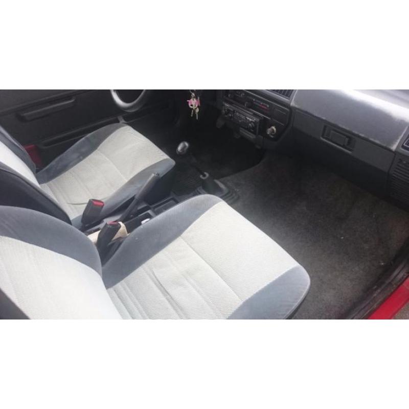 Subaru Justy 1.0 GL U9 1990 Rood