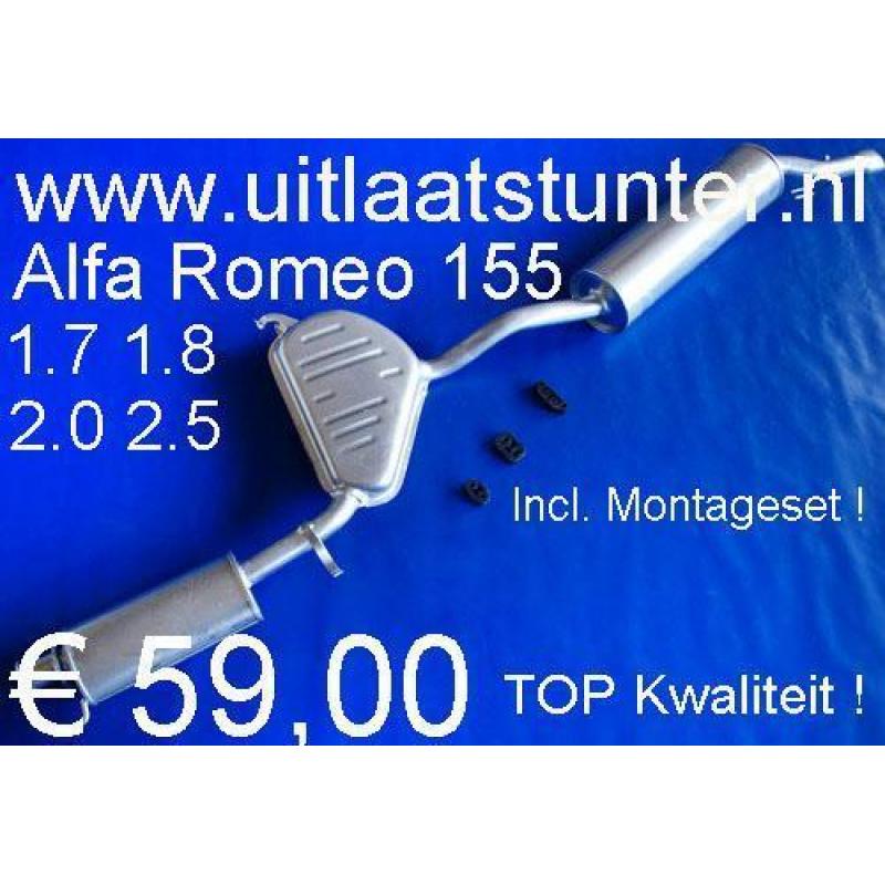 Uitlaat Alfa 155 1.7 1.8 2.0 2.5 € 59,00 Voorraad