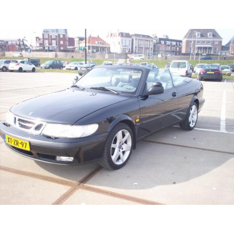 Saab 9-3 2.0 T Cabrio AUT 1999 Zwart