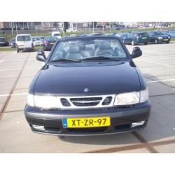 Saab 9-3 2.0 T Cabrio AUT 1999 Zwart