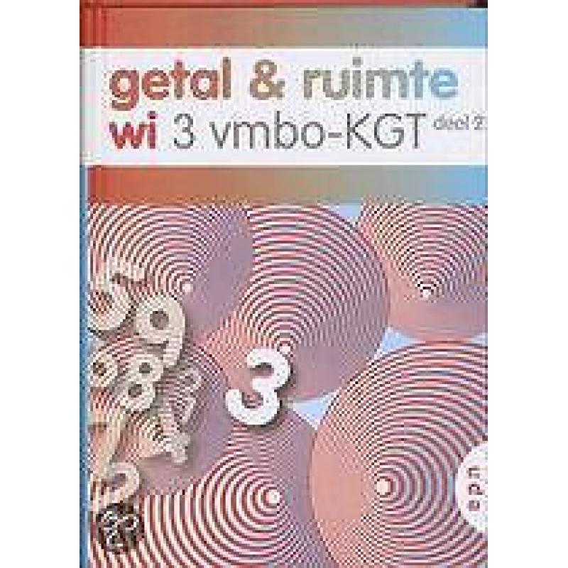 9789011105348 Getal en Ruimte 3 Vmbo KGT deel 2 deel Leerboe