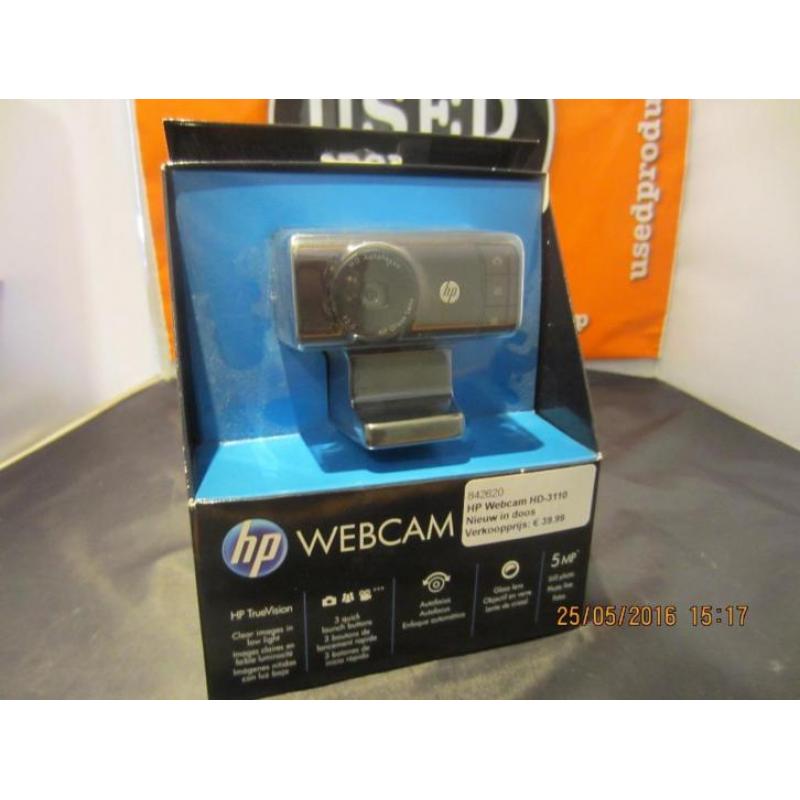 HP HD31010 Webcam - nieuw in verpakking