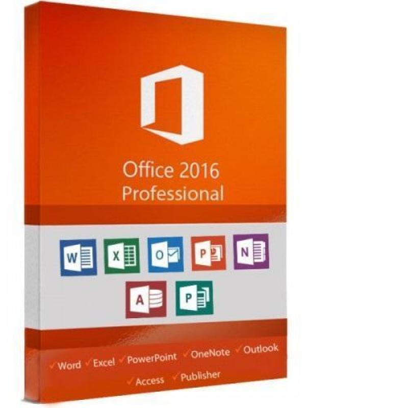 Microsoft Office 2016 Professional + Licentie! Lizengo