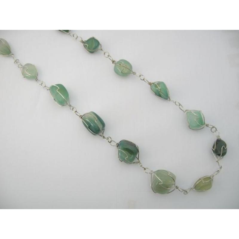 Chakra ketting jade