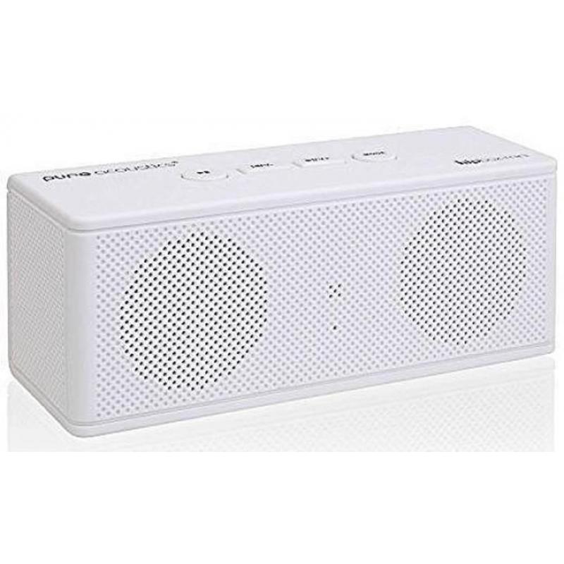 Hipbox Mini Portable bluetooth speaker met radio (wit)