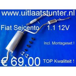 Uitlaat Fiat Seicento 1.1 € 69,00 Voorraad