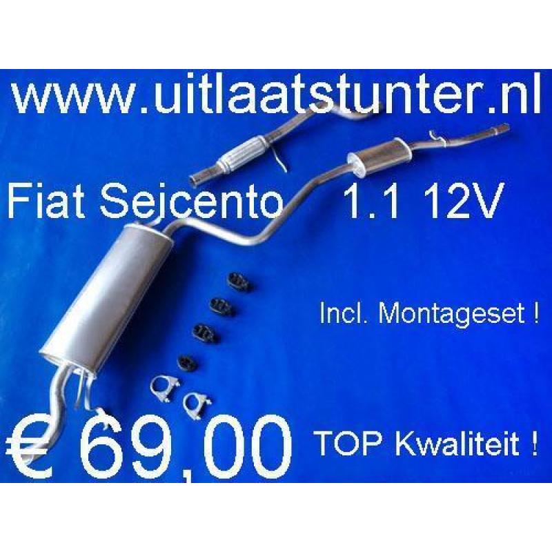 Uitlaat Fiat Seicento 1.1 € 69,00 Voorraad