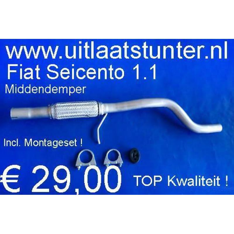 Uitlaat Fiat Seicento 1.1 € 69,00 Voorraad