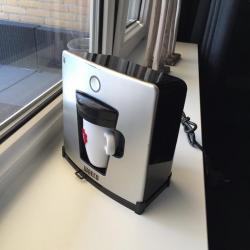 Weaco koffiemachine met omvormer voor koffie pads