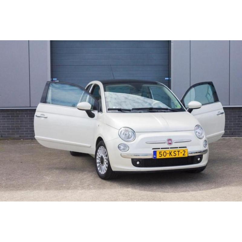 Fiat 500 1.2 Automaat 5 versnel. 2010 Creme