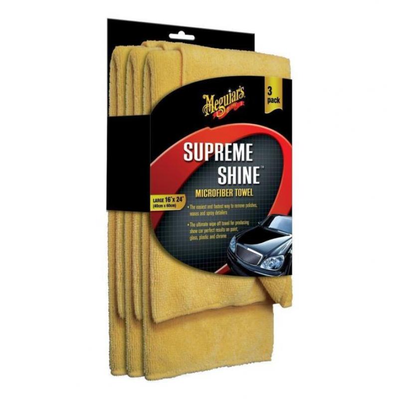 Supreme Shine Microfibre Meguiars (3 Stuks)