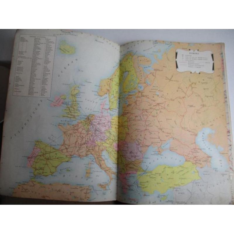 1954, Geillustreerde atlas van Europa