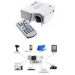 LED BEAMER PROJECTOR DRAAGBAAR MET HDMI,USB,SD,VGA Gratis VZ