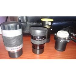 Celestron 70mm short tube en oculairs etc