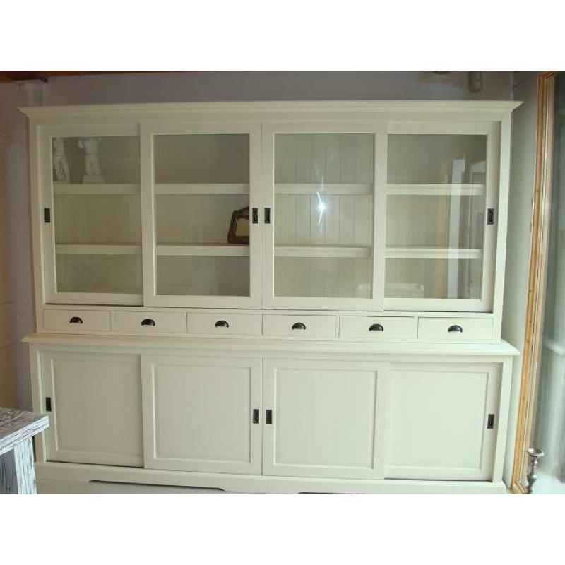 *WHITE WAH cabinet 280 cm 4-schuifdeuren nu €1749,00***