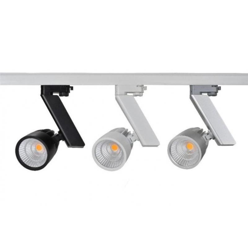 set rail met spots stekkerklaar te leveren winkelverlichting