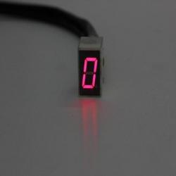 Red LED Universal Digital 6 Gears Indicator Motorcycle Di...