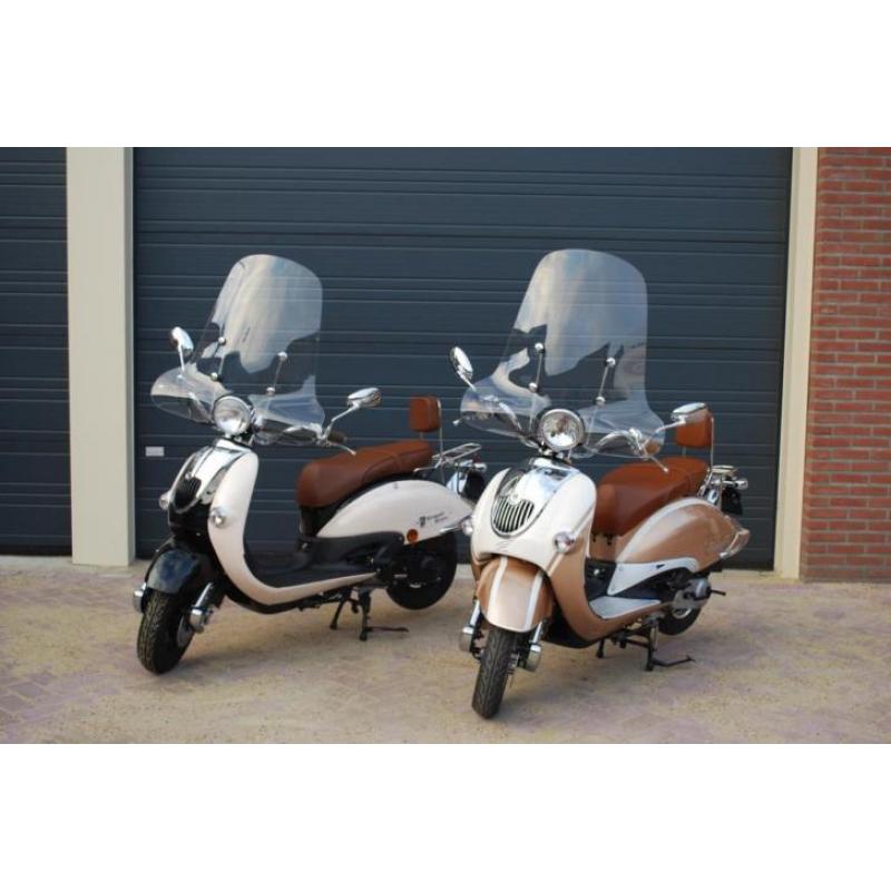 Windscherm hoog Retro Scooter AGM Fosti BTC IVA enz