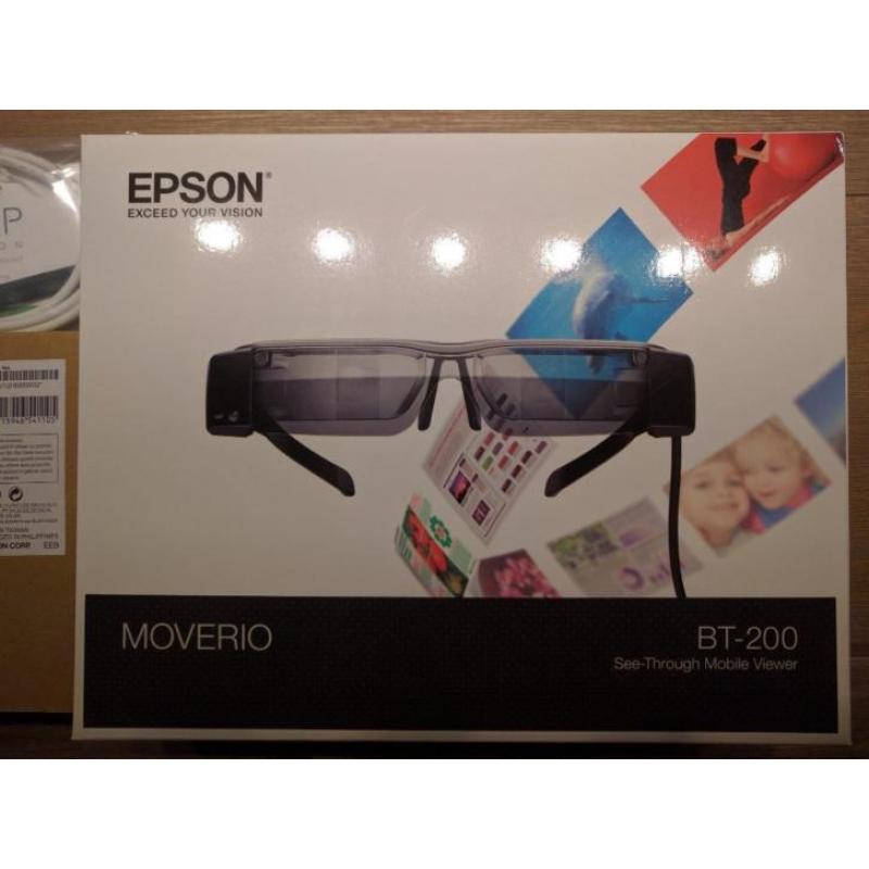 Epson Moverio BT-200 met LEAP en Wireless Mirroring Adapter