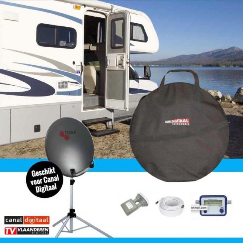 HD campingset recreatieset satellietset CanalDigitaal v.a