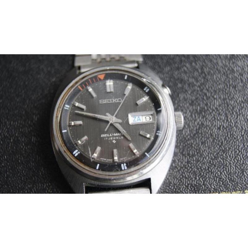 Seiko bell matic 17 jewels automatic met wekker 4006 6011Au