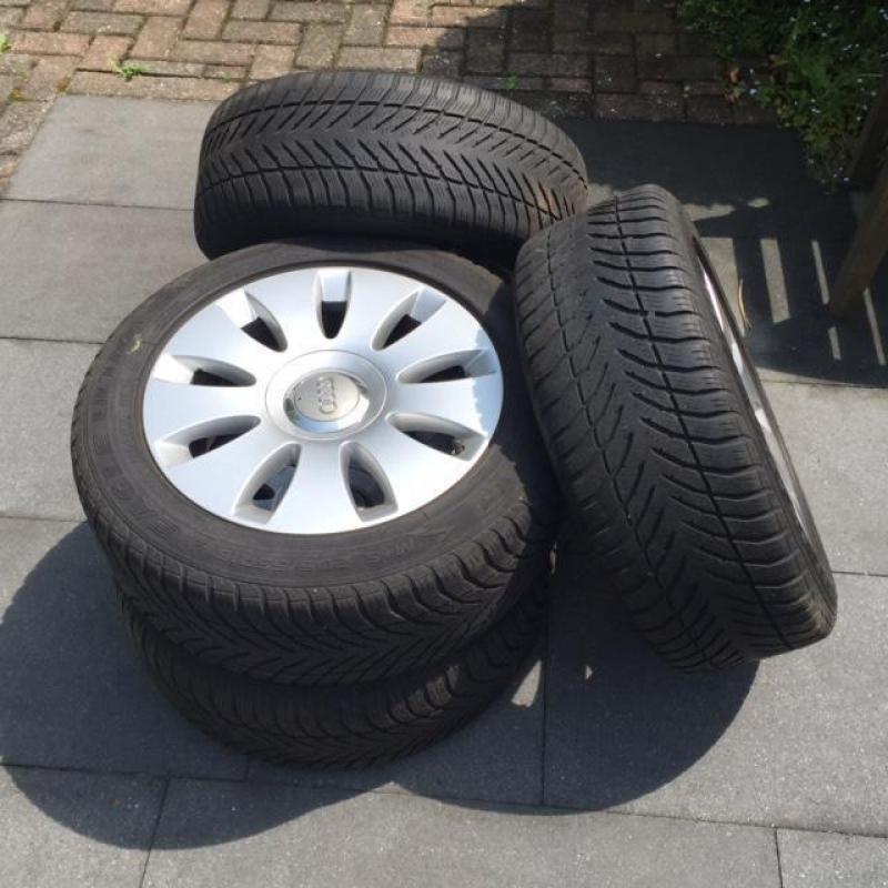 Originele AUDI velgen plus Goodyear winterbanden