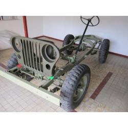 Onderdelen Nekaf Willys m38a1 Chassis met motor