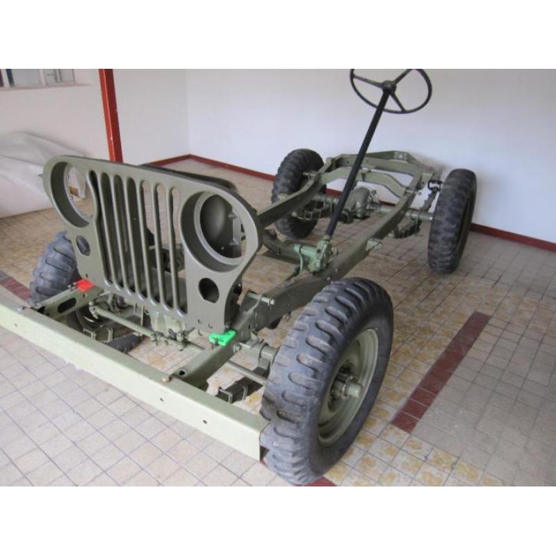 Onderdelen Nekaf Willys m38a1 Chassis met motor