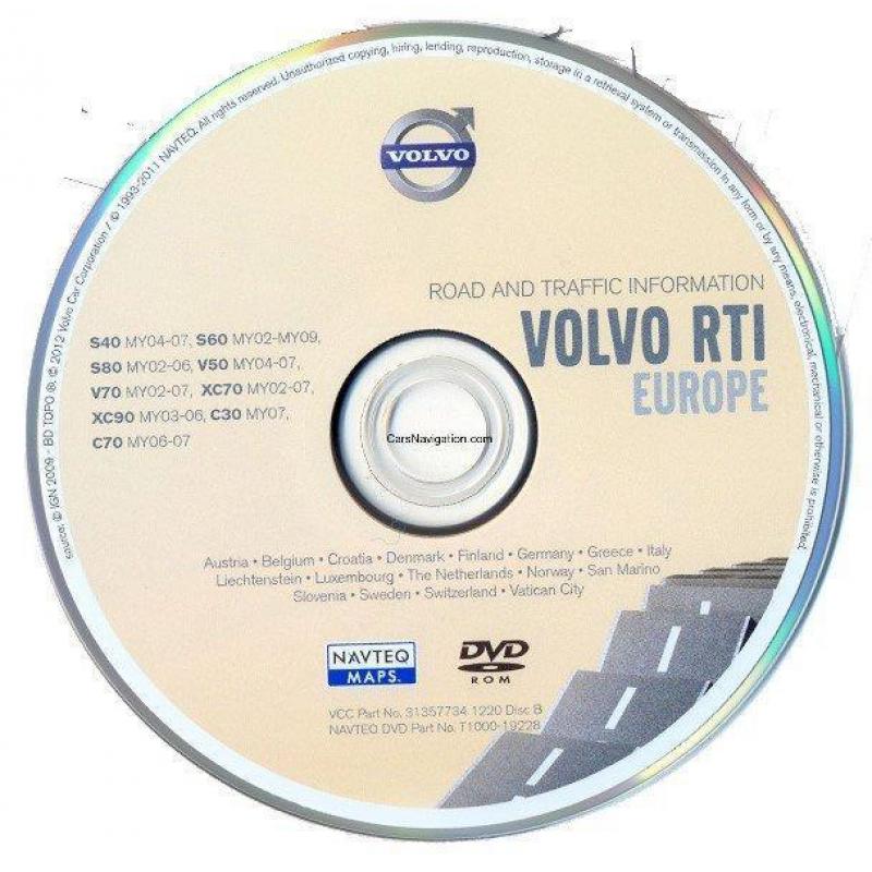 NIEUW!! >> Volvo RTI Navi EU>> V50 V70 XC70 XC90 XC70 ENZ