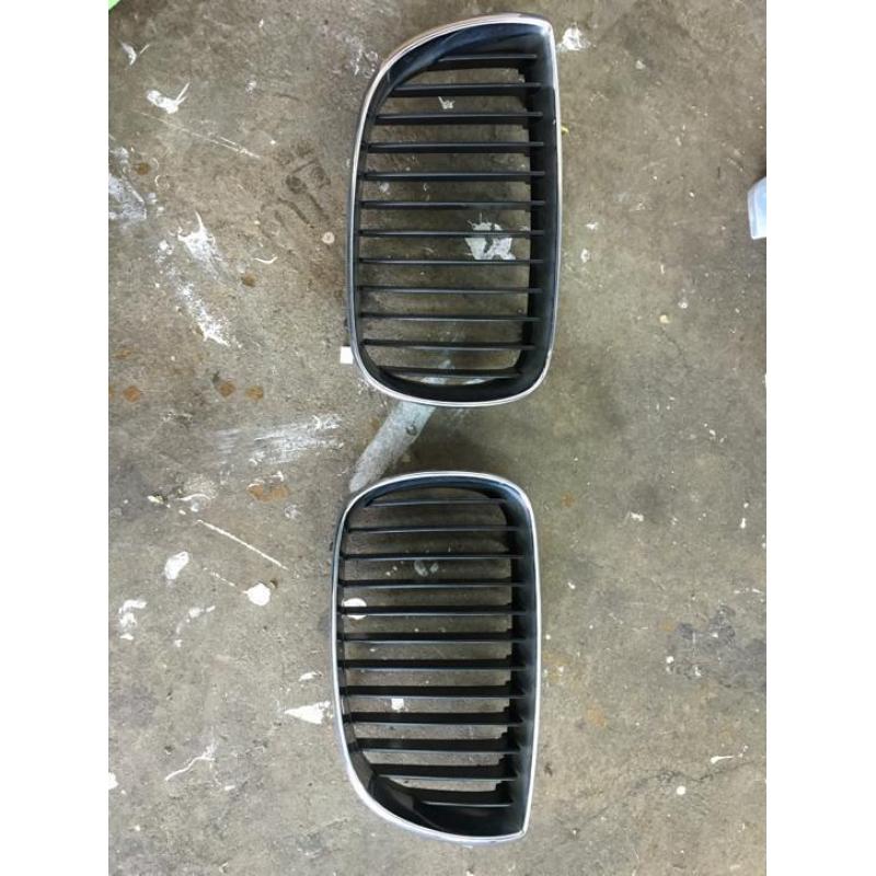 Bmw 1 serie nieren grill origineel