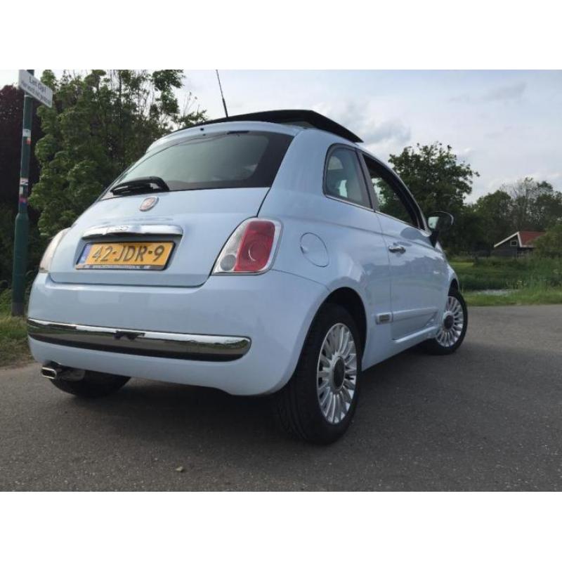 Fiat 500 1.2 Lounge AUT/Dualogic met Airco en Panoramadak