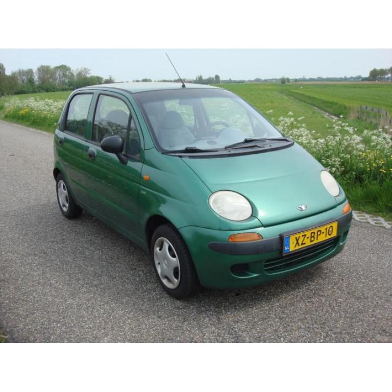 Daewoo Matiz 0.8 1999 Weinig KMTRS. NIEUWE APK 8 April 2017