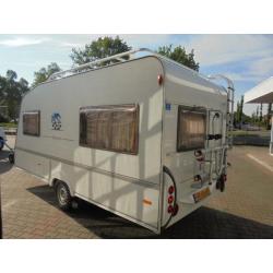 Knaus 420 QD vast bed + treinzit + MOVER slechts 860KG 2006