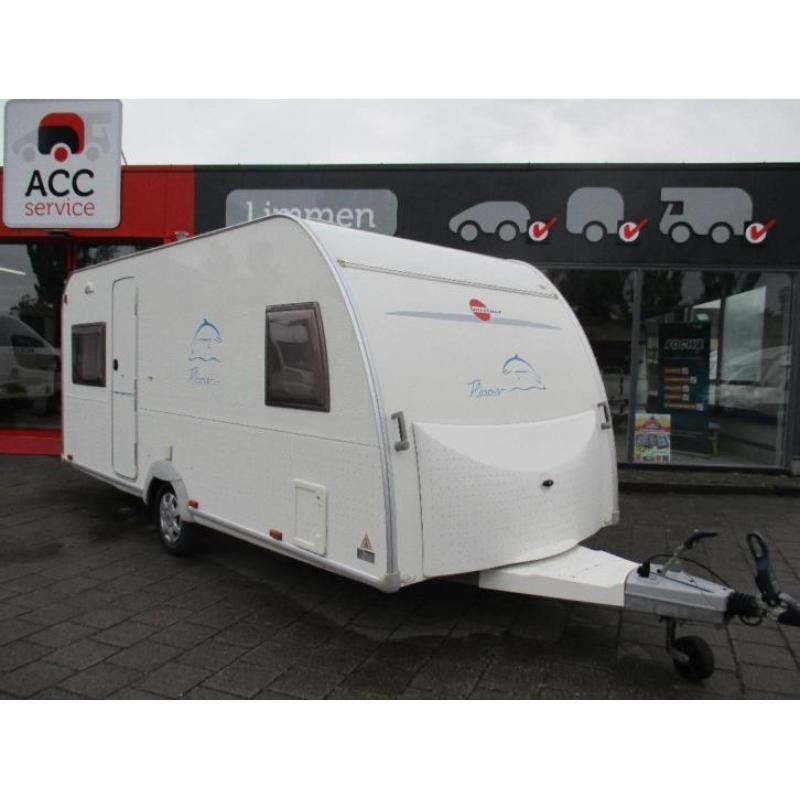 Burstner Flipper 460 TS met voortent en luifel