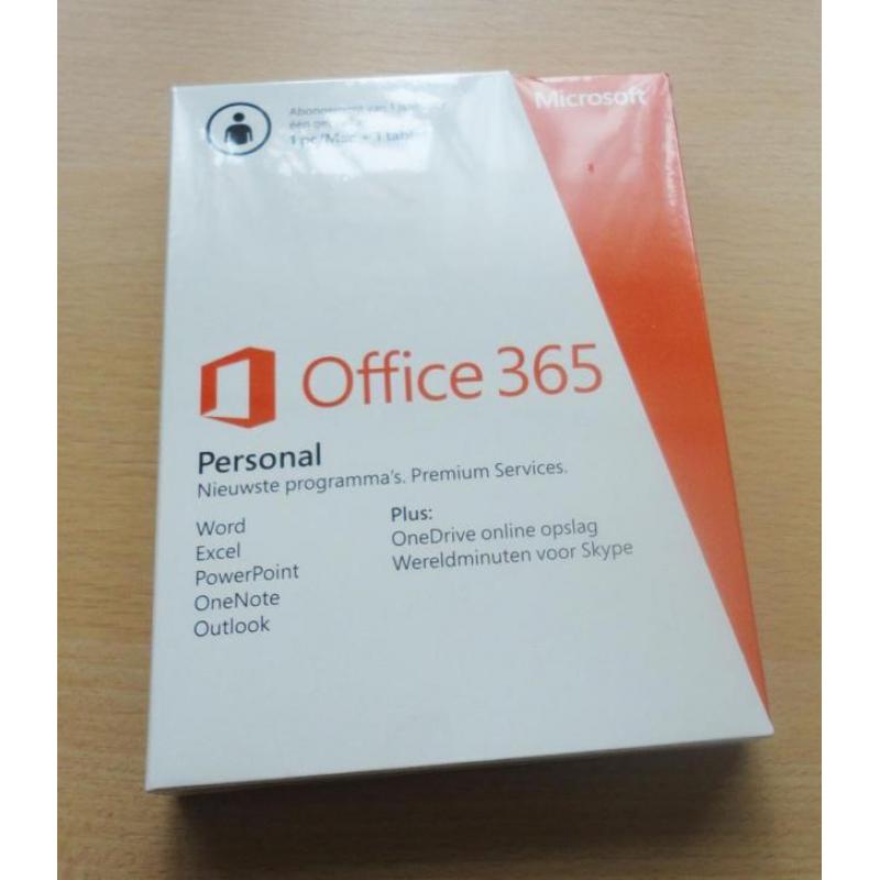 Office 365 Personal voor 1 Computer en 1 Tablet