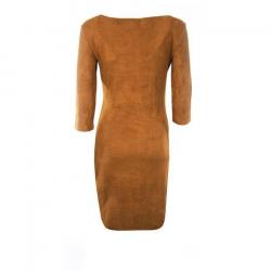 Suede Dress Camel - Jurken & Rokken