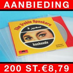 Plastic hoesjes voor CD + Boekje - Aanbieding 200 st. € 8,79