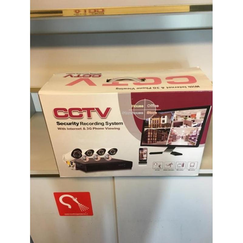 Camerabewaking systemen met recorder compleet cctv